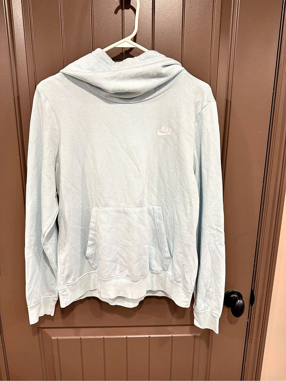 Nike Sportswear Club Fleece Pullover Hoodie Blue Size G